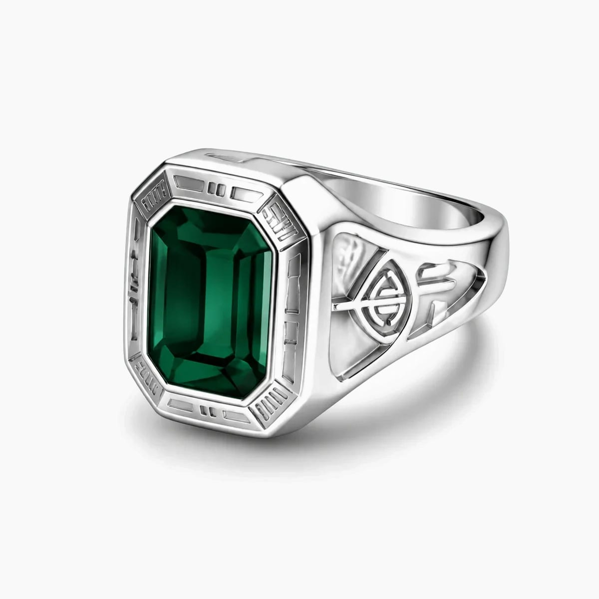 Oval Emerald Signet